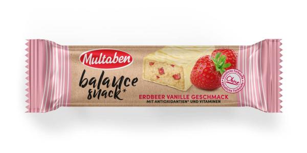 Multaben Balance Snack Erdbeer Vanille 38g